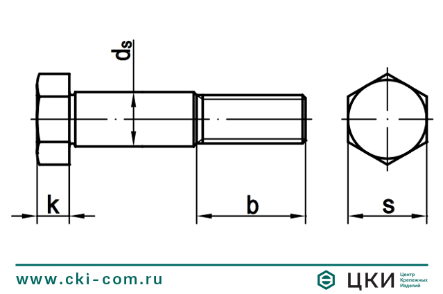 М20 60 болт чертеж